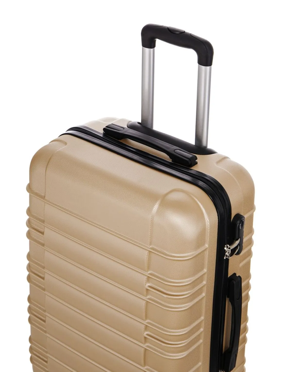 Reisekoffer Hartschalenkoffer AVA 5er Set champagner