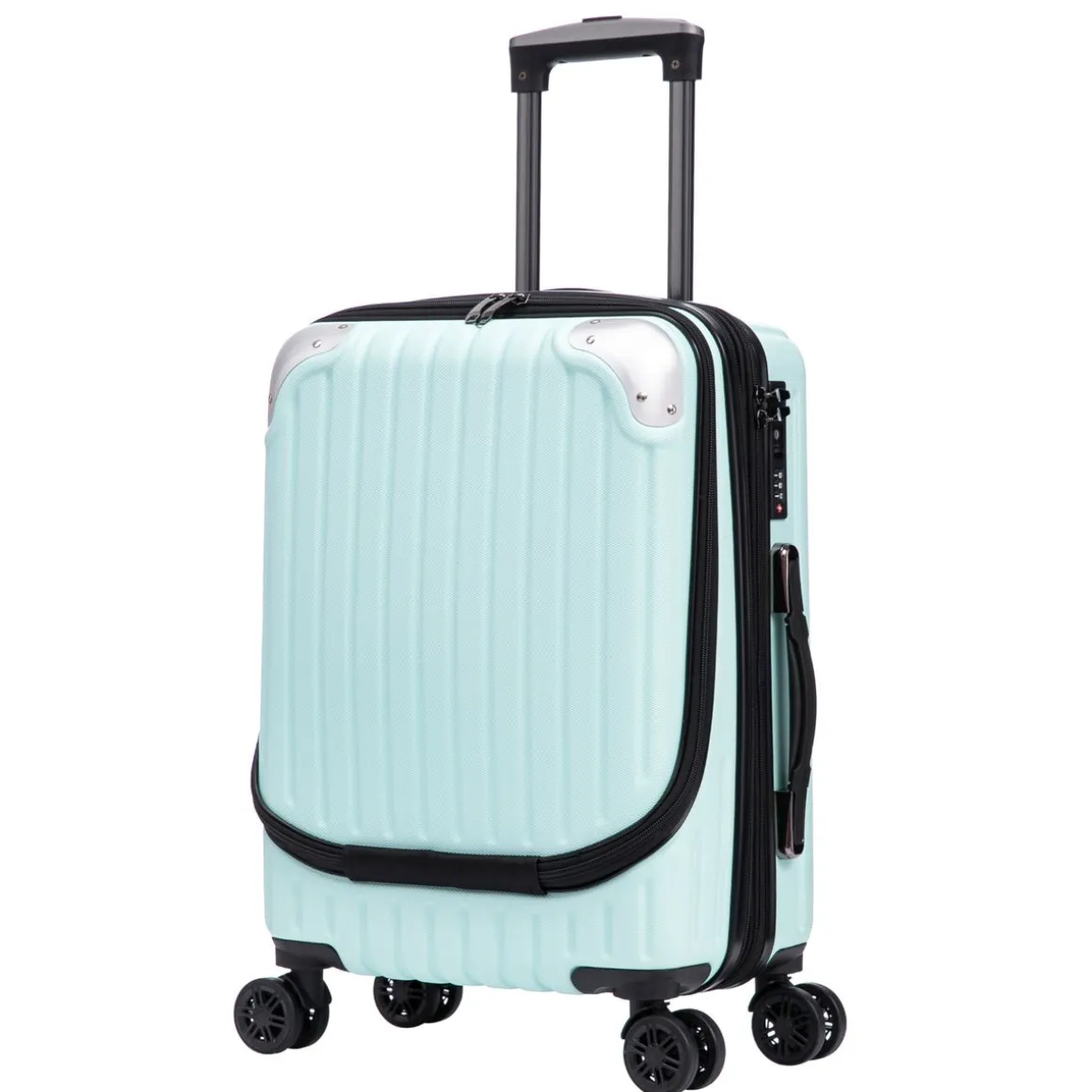 Reisekoffer Hartschalenkoffer mit Laptopfach LIMMA Grösse M mint