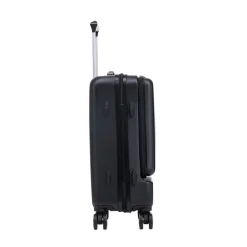 Reisekoffer Hartschalenkoffer mit Laptopfach DRAKE Grösse M schwarz