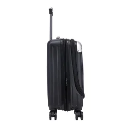 Reisekoffer Hartschalenkoffer mit Laptopfach LIMMA Grösse M schwarz