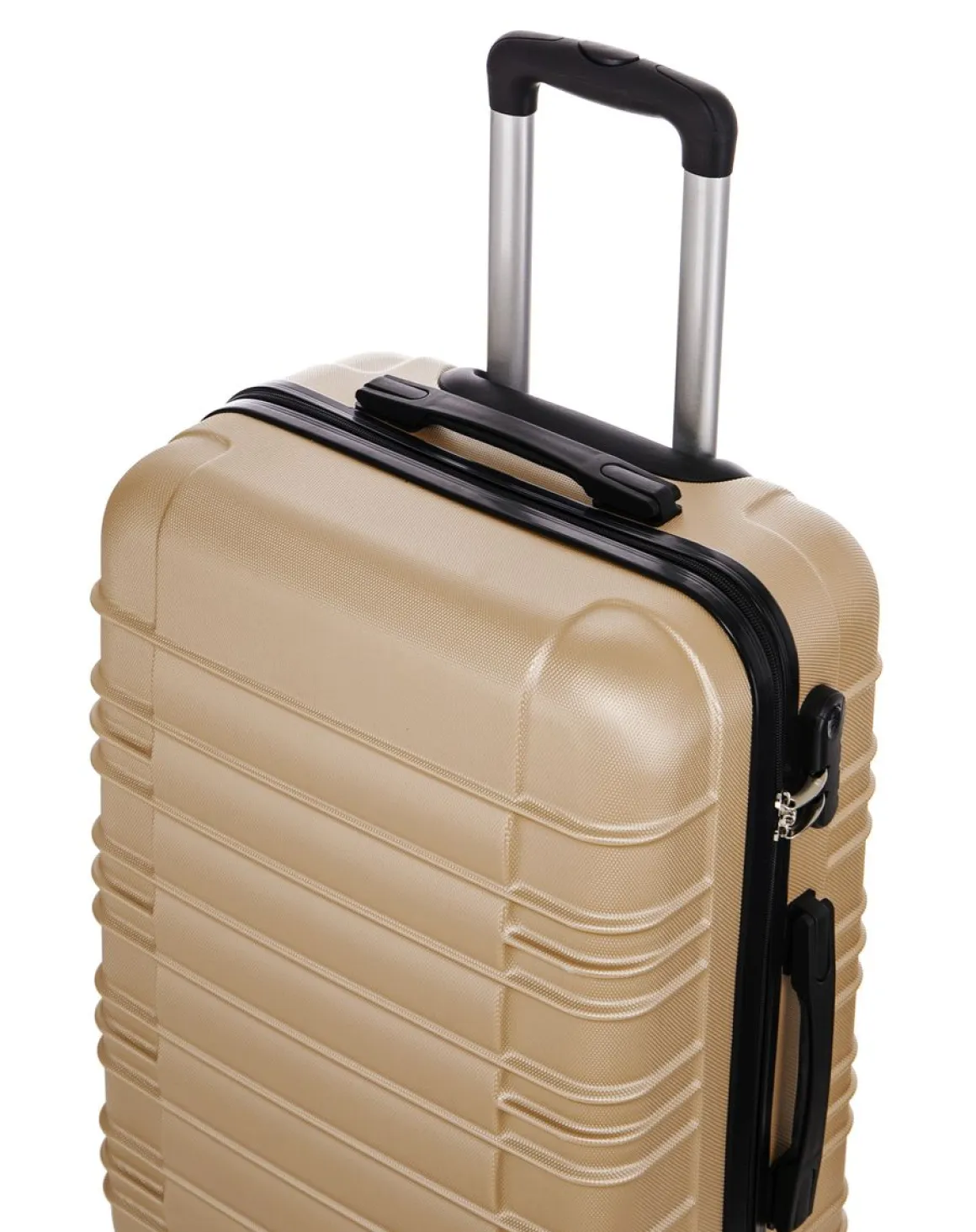 Reisekoffer Hartschalenkoffer AVA 3er Set champagner