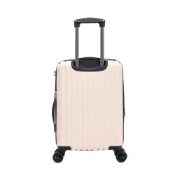 Reisekoffer Hartschalenkoffer mit Laptopfach LIMMA Grösse M beige