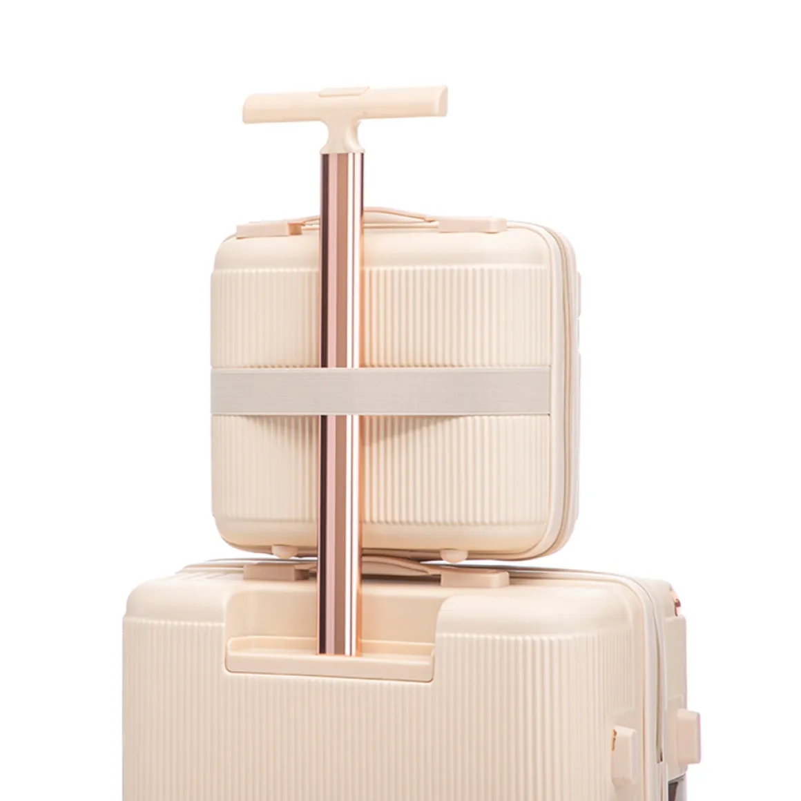 Reisekoffer Hartschalenkoffer VIRELLA 8er Set beige