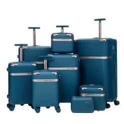 Reisekoffer Hartschalenkoffer VIRELLA 8er Set dunkelblau