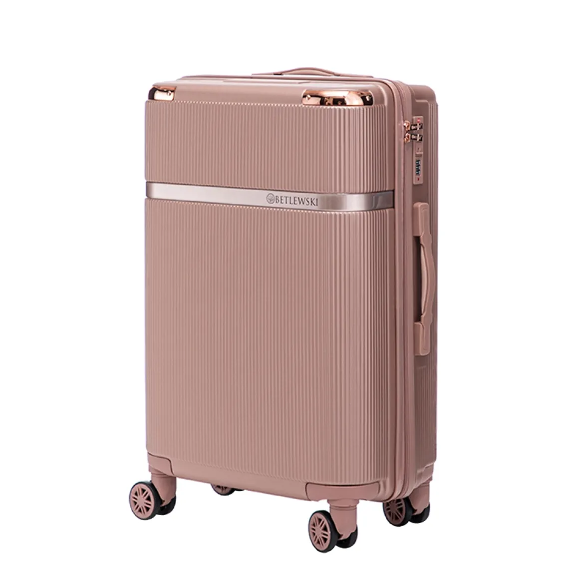 Reisekoffer Hartschalenkoffer VIRELLA 8er Set roségold