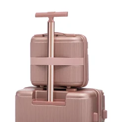 Reisekoffer Hartschalenkoffer VIRELLA 8er Set roségold