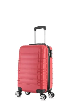 Reisekoffer Hartschalenkoffer AVA 3er Set rot