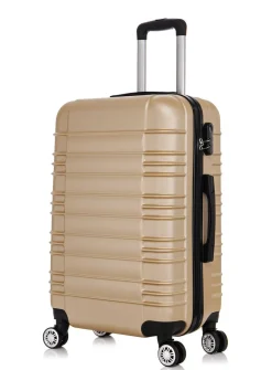 Reisekoffer Hartschalenkoffer AVA 4er Set champagner