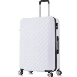 Reisekoffer Hartschalenkoffer AMY Grösse XL weiss