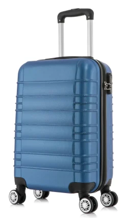 Reisekoffer Hartschalenkoffer AVA 4er Set blau