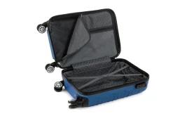 Reisekoffer Hartschalenkoffer AVA 3er Set blau