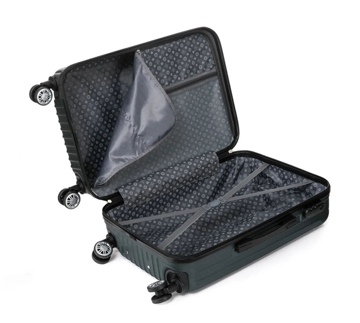 Reisekoffer Hartschalenkoffer LINN 5er Set smaragd