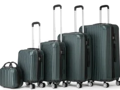 Reisekoffer Hartschalenkoffer LINN 5er Set smaragd