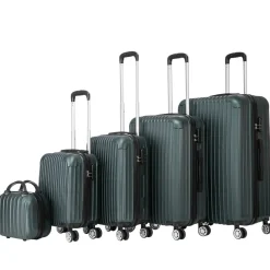 Reisekoffer Hartschalenkoffer LINN 5er Set smaragd