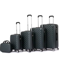 Reisekoffer Hartschalenkoffer AMY 5er Set smaragd