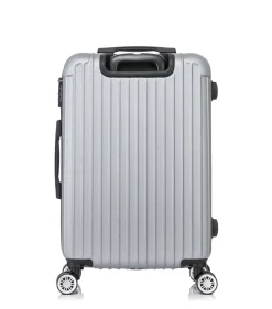 Reisekoffer Hartschalenkoffer LINN 3er Set silber