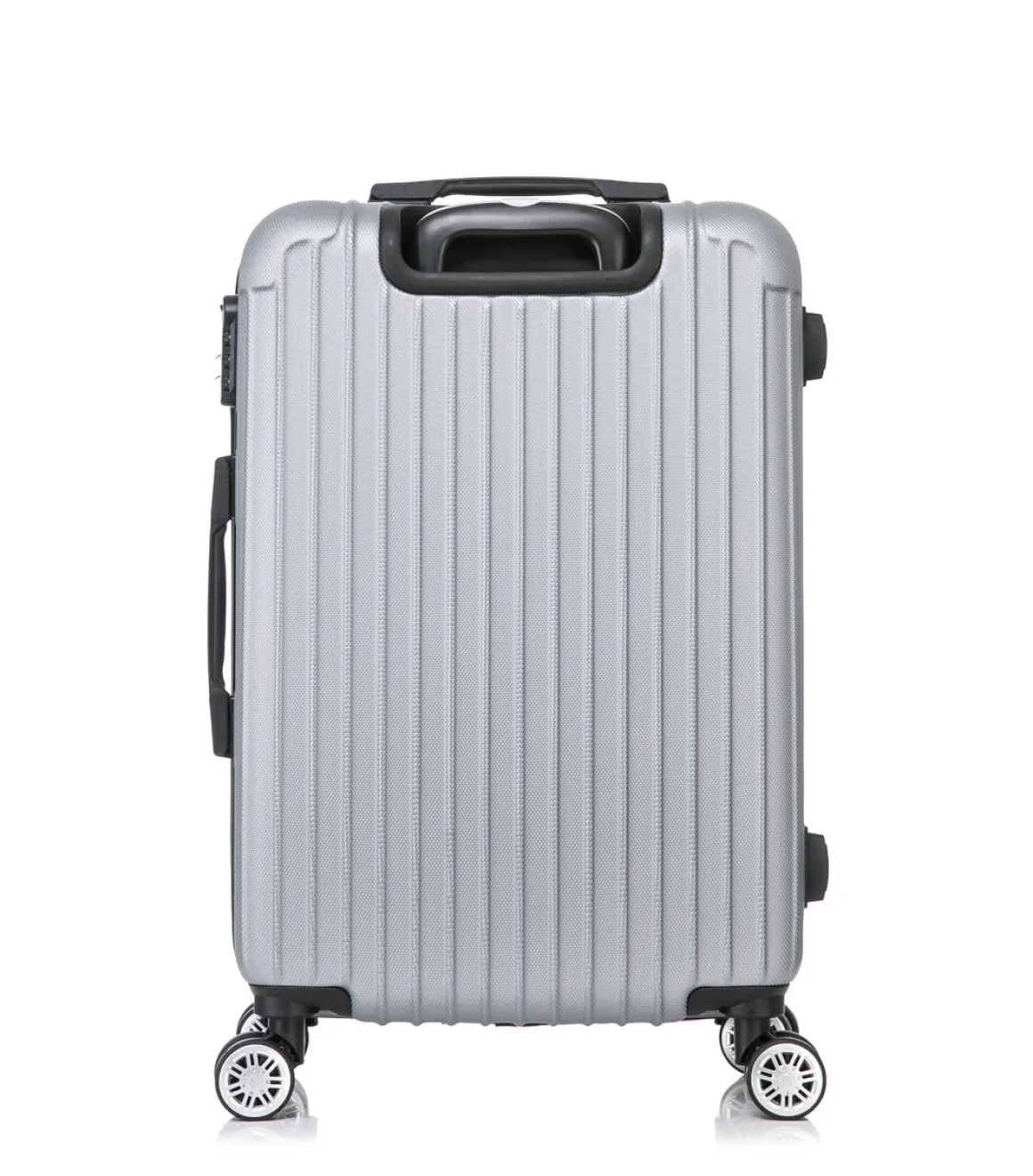 Reisekoffer Hartschalenkoffer LINN 3er Set silber