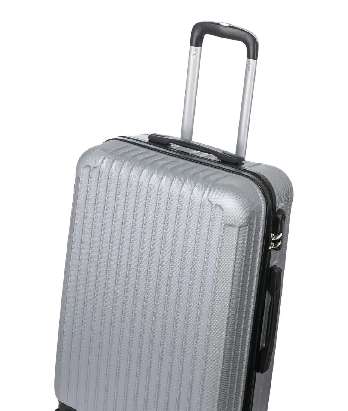 Reisekoffer Hartschalenkoffer LINN 3er Set silber