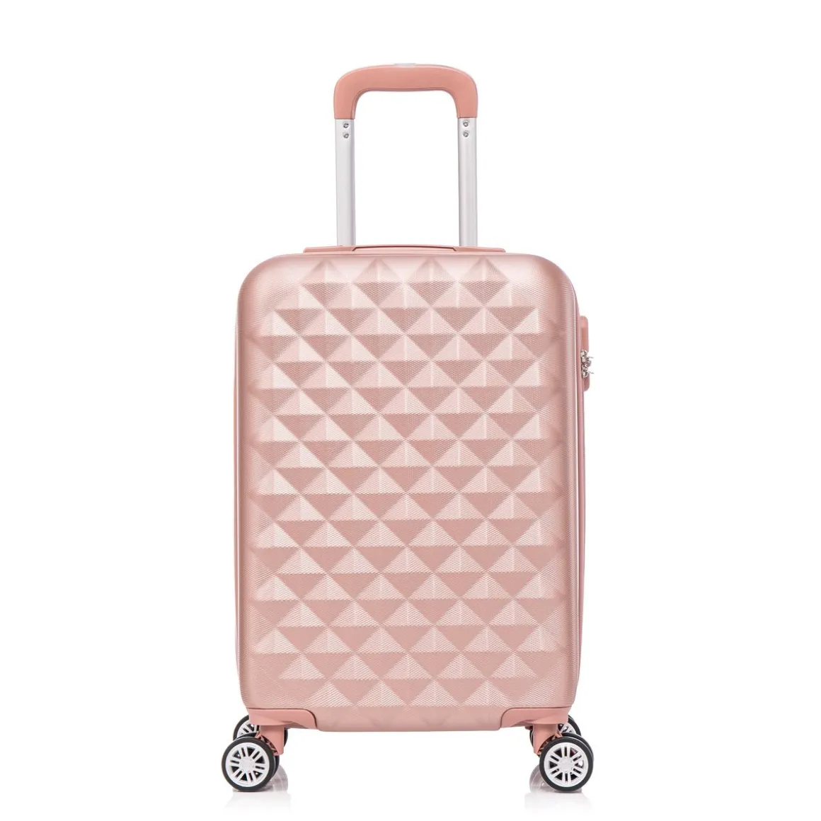 Reisekoffer Hartschalenkoffer AMY Grösse M roségold