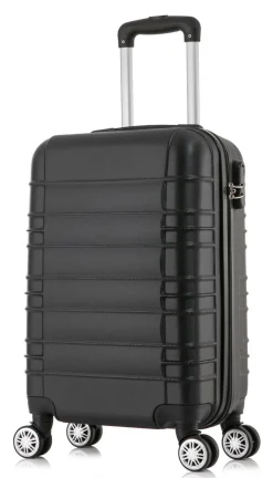 Reisekoffer Hartschalenkoffer AVA 4er Set schwarz