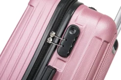 Reisekoffer Hartschalenkoffer LINN 5er Set rosa