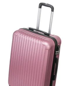 Reisekoffer Hartschalenkoffer LINN 5er Set rosa
