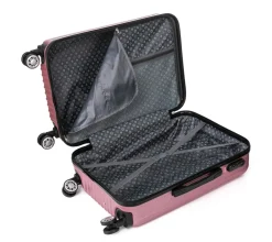 Reisekoffer Hartschalenkoffer LINN 5er Set rosa