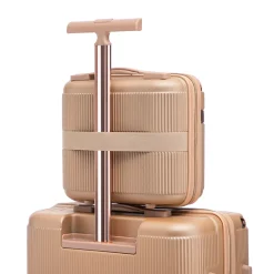 Reisekoffer Hartschalenkoffer CELENA 6er Set champagner