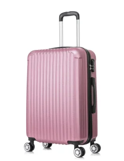 Reisekoffer Hartschalenkoffer LINN 3er Set rosa