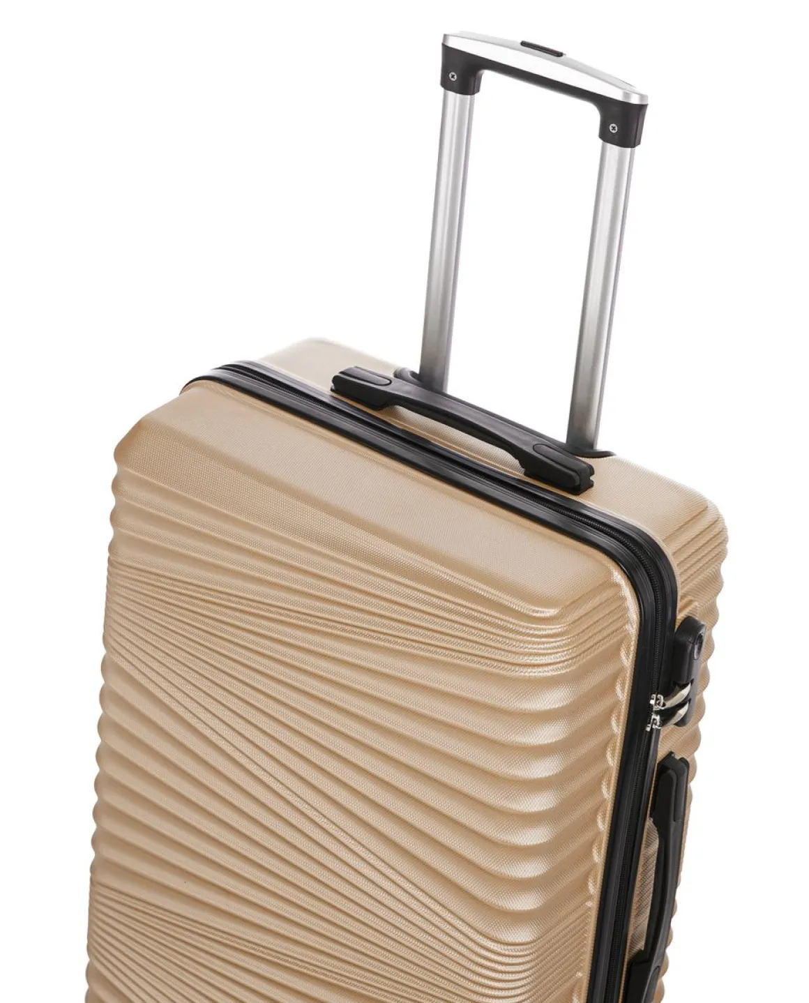 Reisekoffer Hartschalenkoffer NIA 5er Set champagner