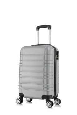 Reisekoffer Hartschalenkoffer AVA 3er Set silber