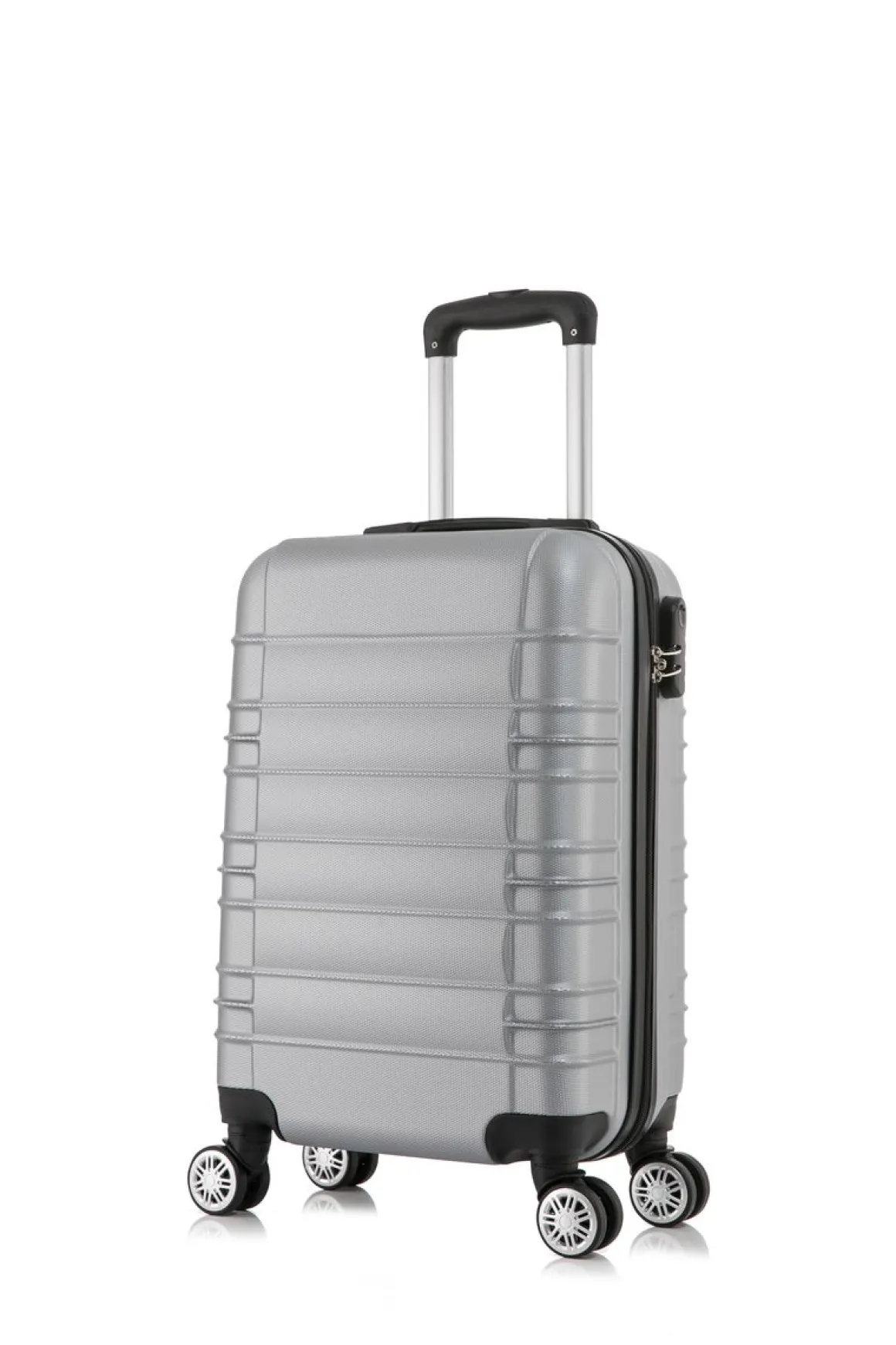 Reisekoffer Hartschalenkoffer AVA 3er Set silber