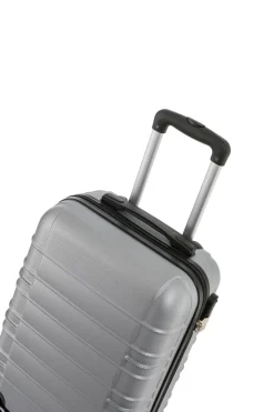 Reisekoffer Hartschalenkoffer AVA 3er Set silber
