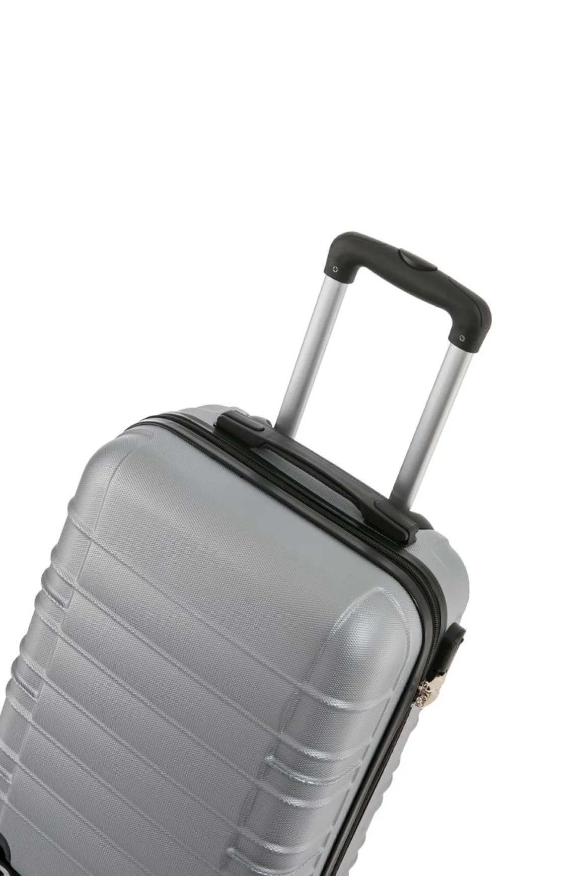 Reisekoffer Hartschalenkoffer AVA 3er Set silber