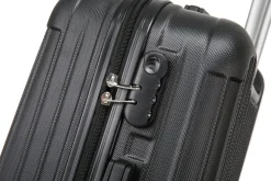 Reisekoffer Hartschalenkoffer LINN 3er Set schwarz