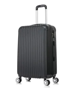 Reisekoffer Hartschalenkoffer LINN 3er Set schwarz