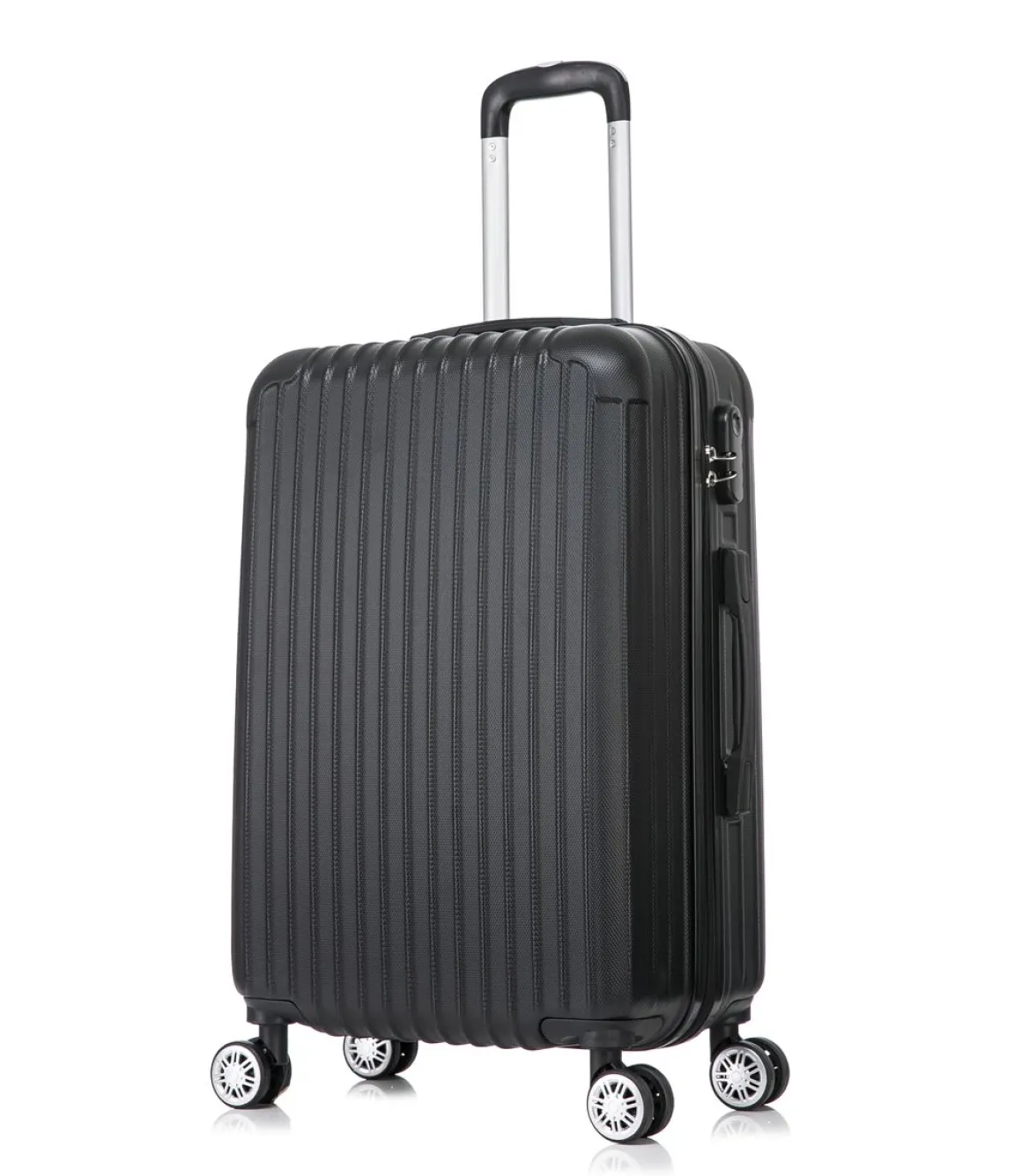 Reisekoffer Hartschalenkoffer LINN 3er Set schwarz
