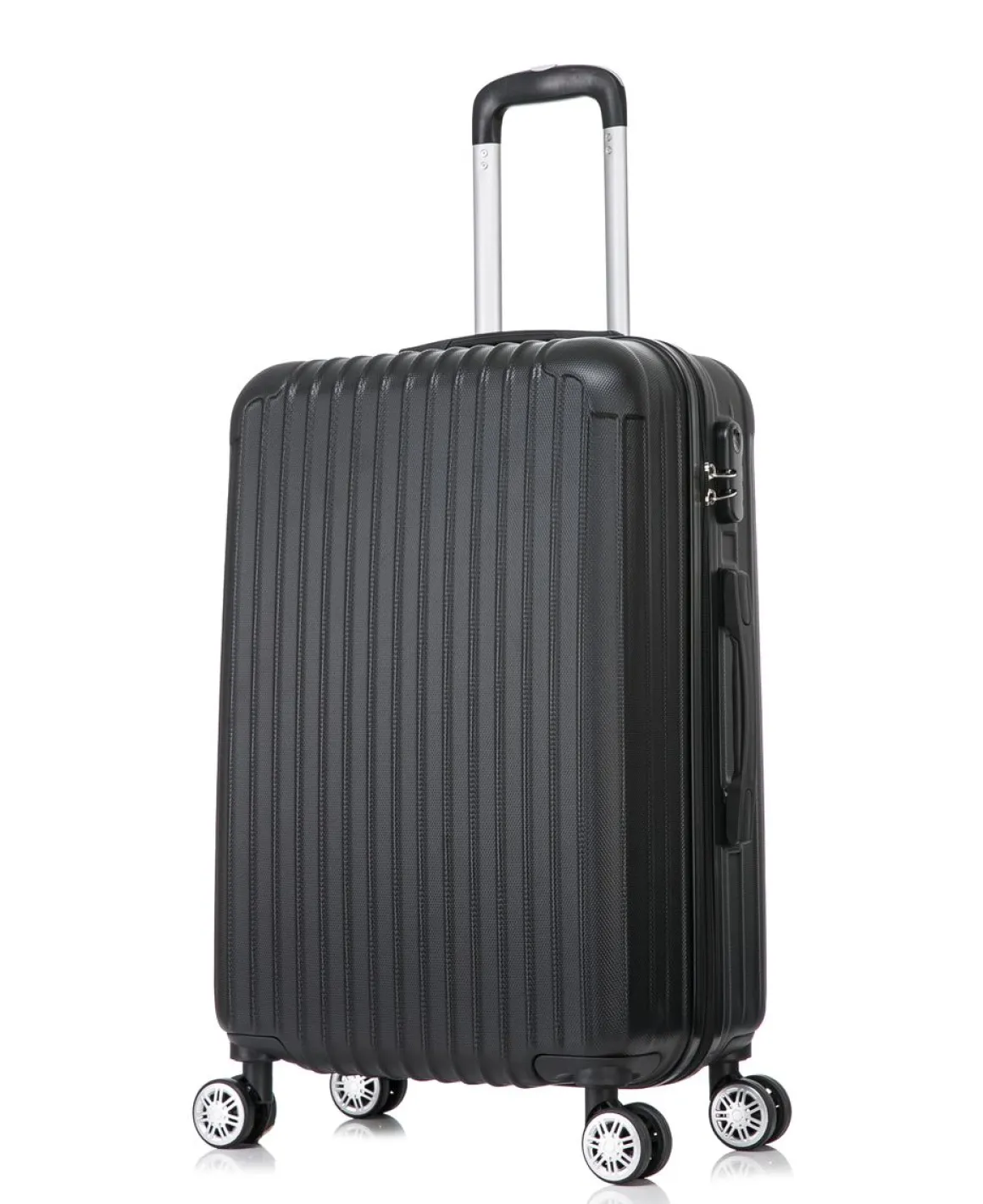 Reisekoffer Hartschalenkoffer LINN 5er Set schwarz