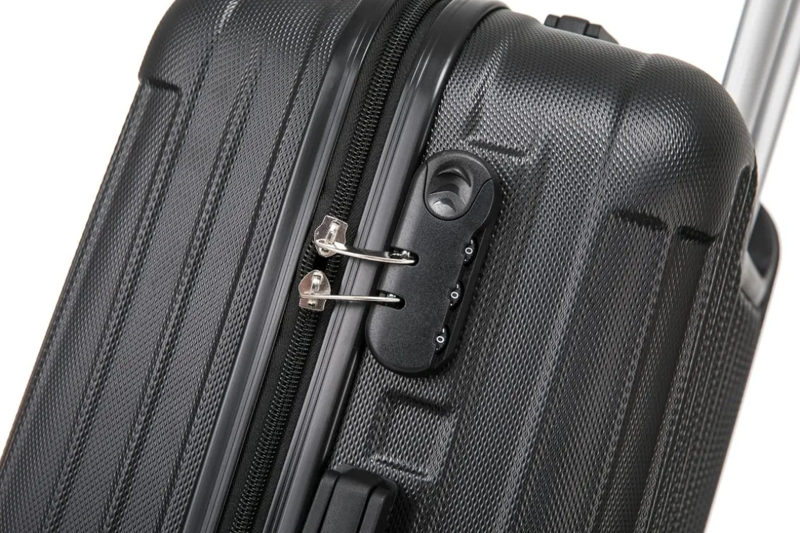 Reisekoffer Hartschalenkoffer LINN 5er Set schwarz