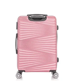Reisekoffer Hartschalenkoffer NIA 3er Set rosa