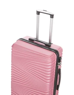 Reisekoffer Hartschalenkoffer NIA 3er Set rosa