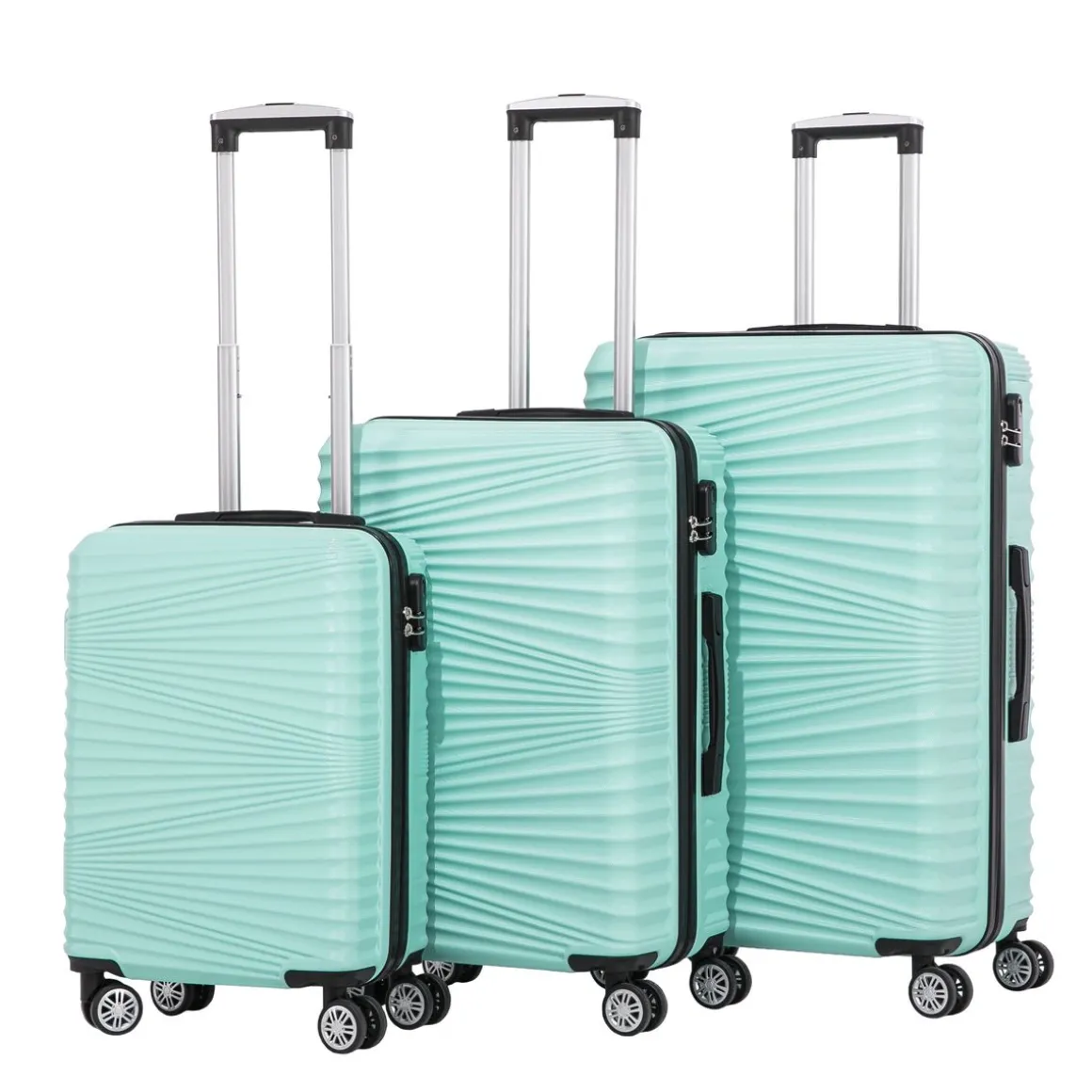 Reisekoffer Hartschalenkoffer NIA 3er Set mint