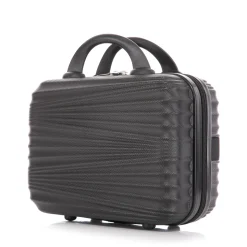 Reisekoffer Hartschalenkoffer NIA 3er Set schwarz