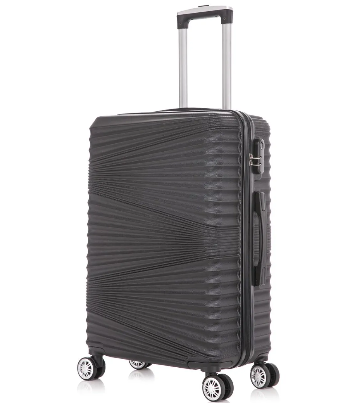 Reisekoffer Hartschalenkoffer NIA 3er Set schwarz