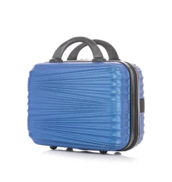 Reisekoffer Hartschalenkoffer NIA 3er Set blau