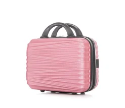 Reisekoffer Hartschalenkoffer NIA 5er Set rosa