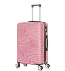 Reisekoffer Hartschalenkoffer NIA 5er Set rosa