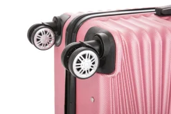 Reisekoffer Hartschalenkoffer NIA 5er Set rosa