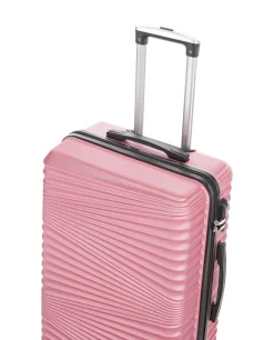 Reisekoffer Hartschalenkoffer NIA 5er Set rosa