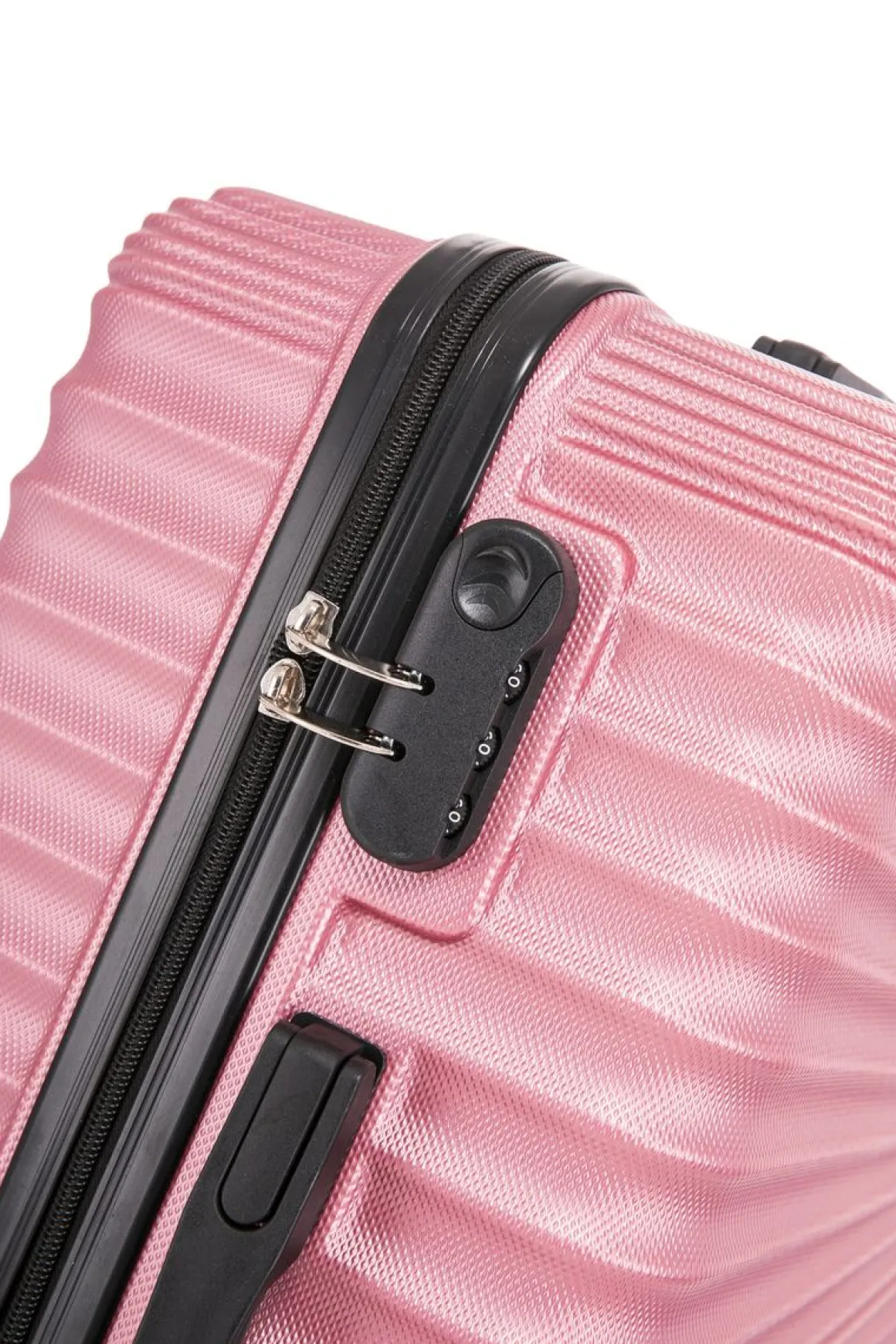 Reisekoffer Hartschalenkoffer NIA 5er Set rosa